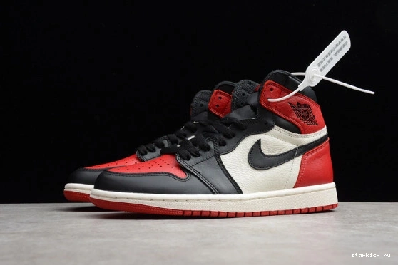 High Jordan 1 555088-610 Bred Retro 555088-610 Toe Air 0330